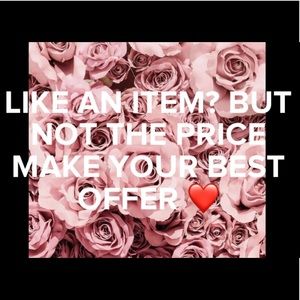 Like an item make your best offer